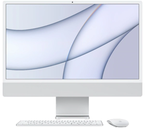 Apple iMac 24"/M1/8CPU-8GRU/8GB/256GB/MGPC3 Silver